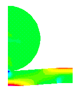 Contact of a Train Wheel
