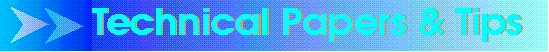 Technical Papers and Tips Banner